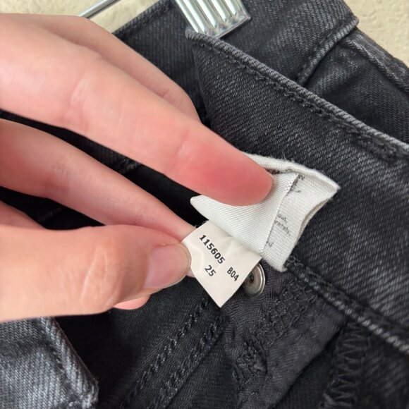 Splendid High Rise Cropped Ankle Essential Black Skinny Jeans - Picture 10 of 10